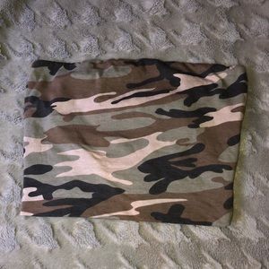 Camo tube top